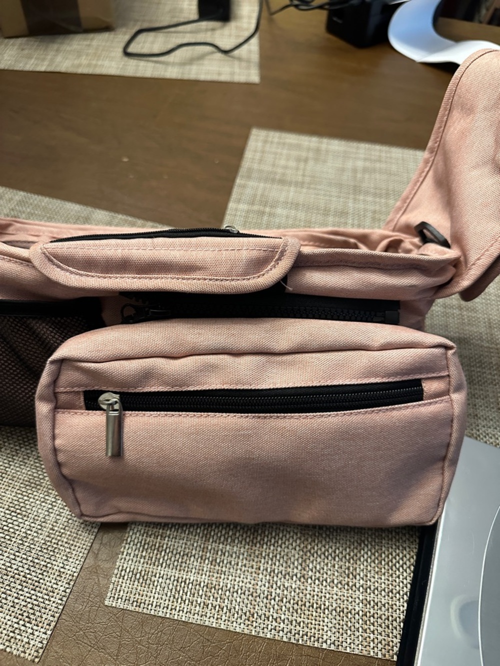 Kids Dusty Pink Waist Belt Bag